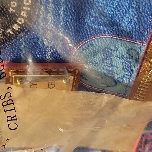 Dooney & Bourke Disney Blue Travel Patch Tote Bag - Picture 7 of 11